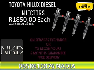 Toyota Hilux Diesel Injectors For Sale On Exchange