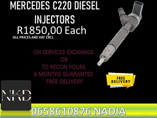 Mercedes C220 Diesel Injectors For Sale Or To Recon
