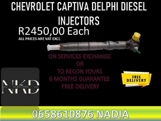Chevrolet Captiva Diesel Injectors For Sale On Exchange With 6 Months Warranty