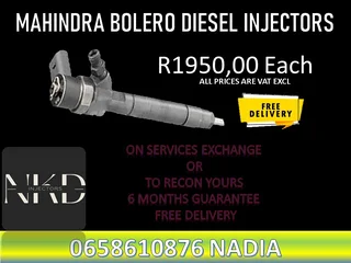 Mahindra Bolero Diesel Injectors For Sale On Exchange Or To Recon With Warranty