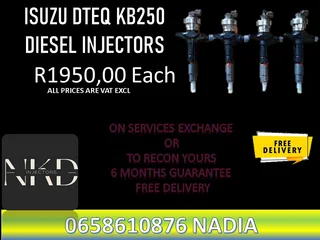 Isuzu Dteq Kb250 Diesel Injectors For Sale On Exchange With 6 Months Warranty