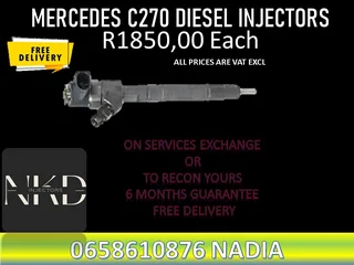 Mercedes C270 Diesel Injectors For Sale On Exchange Or To Recon