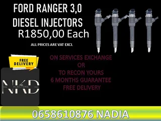 Ford Ranger 3.0 Diesel Injectors For Sale Or To Recon