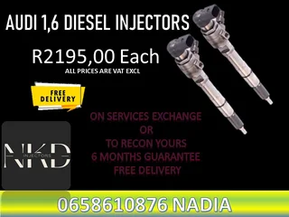 Audi 1.6 Diesel Injectors For Sale Or To Recon