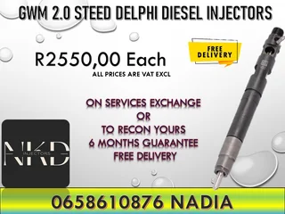 Gwm 2.0 Steed Diesel Injectors For Sale On Exxchange Or To Recon With Warranty
