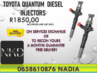 Toyota Quantum Diesel Injectors For Sale On Exchange Or To Recon