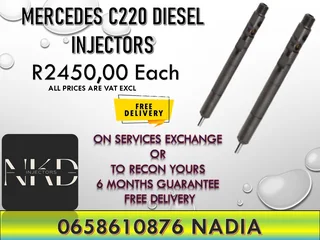 Mercedes C220 Diesel Injectors For Sale On Exchange Or To Recon With Warranty