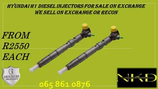 Hyundai H1 Diesel Injectors For Sale Or To Recon