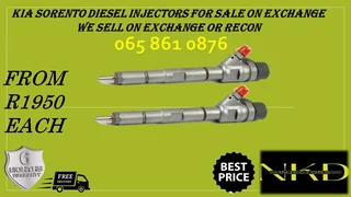 Kia Sorento Diesel Injectors For Sale Or To Recon