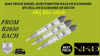 Man Truck Diesel Injectors For Sale Or To Recon