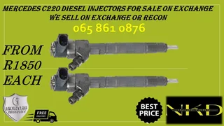 Mercedes C220 Diesel Injectors For Sale Or To Recon