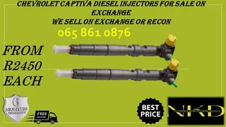 Chevrolet Captiva Diesel Injectors For Sale On Exchange With 6 Months Warranty
