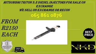 Mitsubishi Triton 3.2 Diesel Injectors For Sale On Exchange Or To Recon With Warranty