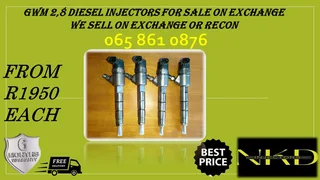 Gwm 2.8 Diesel Injectors For Sale On Exchange Or To Recon