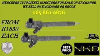 Mercedes C270 Diesel Injectors For Sale On Exchange Or To Recon
