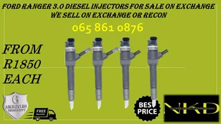 Ford Ranger 3.0 Diesel Injectors For Sale Or To Recon
