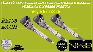 Volkswagen 1.6 Diesel Injectors For Sale On Exchange Or To Recon With Warranty