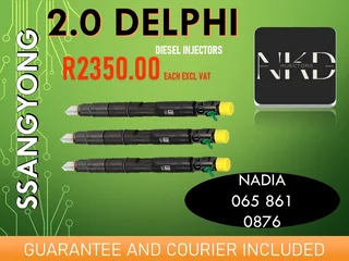 Ssangyong 2.0 Diesel  Injectors For Sale On Exchange With 6 Months Warranty