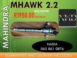 Mahindra  Mhawk 2.2 Diesel Injectors For Sale On Exchange Or To Recon With Warranty