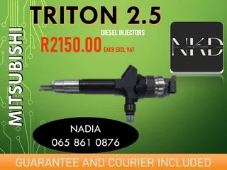 Mitsubishi Triton 2.5 Diesel Injectors For Sale On Exchange Or To Recon With Warranty