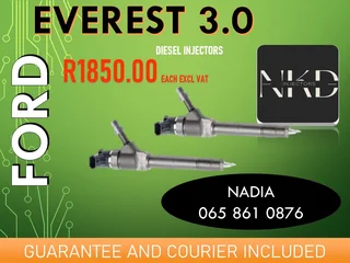 Ford Everest (3.0/bt50) Diesel Injectors For Sale On Exchange Or To Recon With Warranty