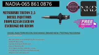 Mitsubishi Triton 2.5 Diesel Injectors For Sale On Exchange Or To Recon With Warranty