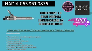 Ford Everest (3.0/bt50) Diesel Injectors For Sale On Exchange Or To Recon With Warranty
