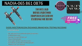 Toyota 1kd Diesel Injectors For Sale Or To Recon