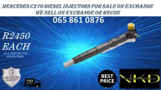 Merceds C270 Diesel Injectors For Sale On Exchange Or To Recon