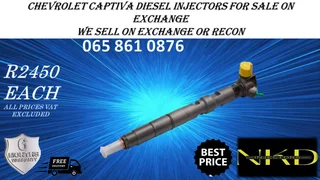 Chevrolet Captiva Diesel Njectors For Sale On Exchange Or To Recon With Warranty