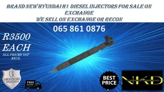 New Hyundai H1 Diesel Injectors For Sale Or To Recon