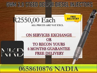 Gwm 2.0 Steed Diesel Injectors For Sale On Exchange Or To Recon With Warranty
