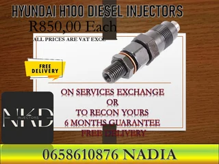 Hyundai H100 Diesel Injectors For Sale On Exchange With 6 Months Warranty