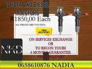 Toyota 2kd Diesel Injectors For Sale On Exchange