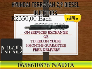 Hyundai Terrican 2.9 Diesel Injectors For Sale On Exchange
