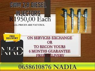 Gwm 2.8 Diesel Injectors For Sale On Exchange Or To Recon