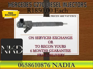 Mercedes C270 Diesel Injectors For Sale On Exchange Or To Recon