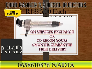 Ford Ranger 3.2 Diesel Injectors For Sale On Exchange With 6 Months Warranty
