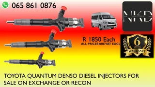 Toyota Quantum Diesel Injectors For Sale Or To Recon