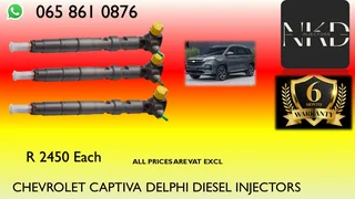 Chevrolet Captiva Diesel Injectors For Sale On Exchange Or To Recon With 6 Months Warranty