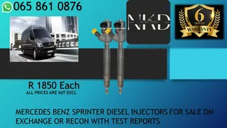 Mercedes Benz Sprinter Diesel Injectors For Sale Or To Recon
