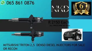Mitsubishi Triton 2.5 Diesel Injectors For Sale On Exchange With Warranty