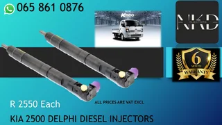 Kia 2500 Diesel Injectors For Sale Or To Recon