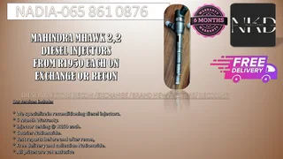 Mahindra Mhawk 2.2 Diesel Injectors For Sale On Exchange Or To Recon With Warranty
