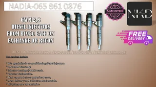 Gwm 2.8 Diesel Injectors For Sale On Exchange Or To Recon