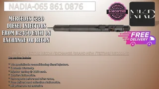 Mercedes C220 Diesel Injectors For Sale On Exchange Or To Recon With Warranty