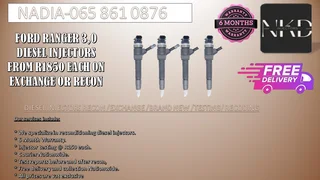 Ford Ranger 3.0 Diesel Injectors For Sale Or To Recon