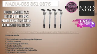 Ford Ranger 3.2 Diesel Injectors For Sale On Exchange With 6 Months Warranty