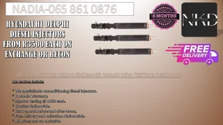 New Hyundai H1 Diesel Injectors For Sale Or To Recon With Warranty