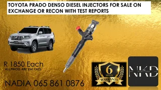 TOYOTA PRADO DIESEL INJECTORS FOR SALE ON EXCHANGE